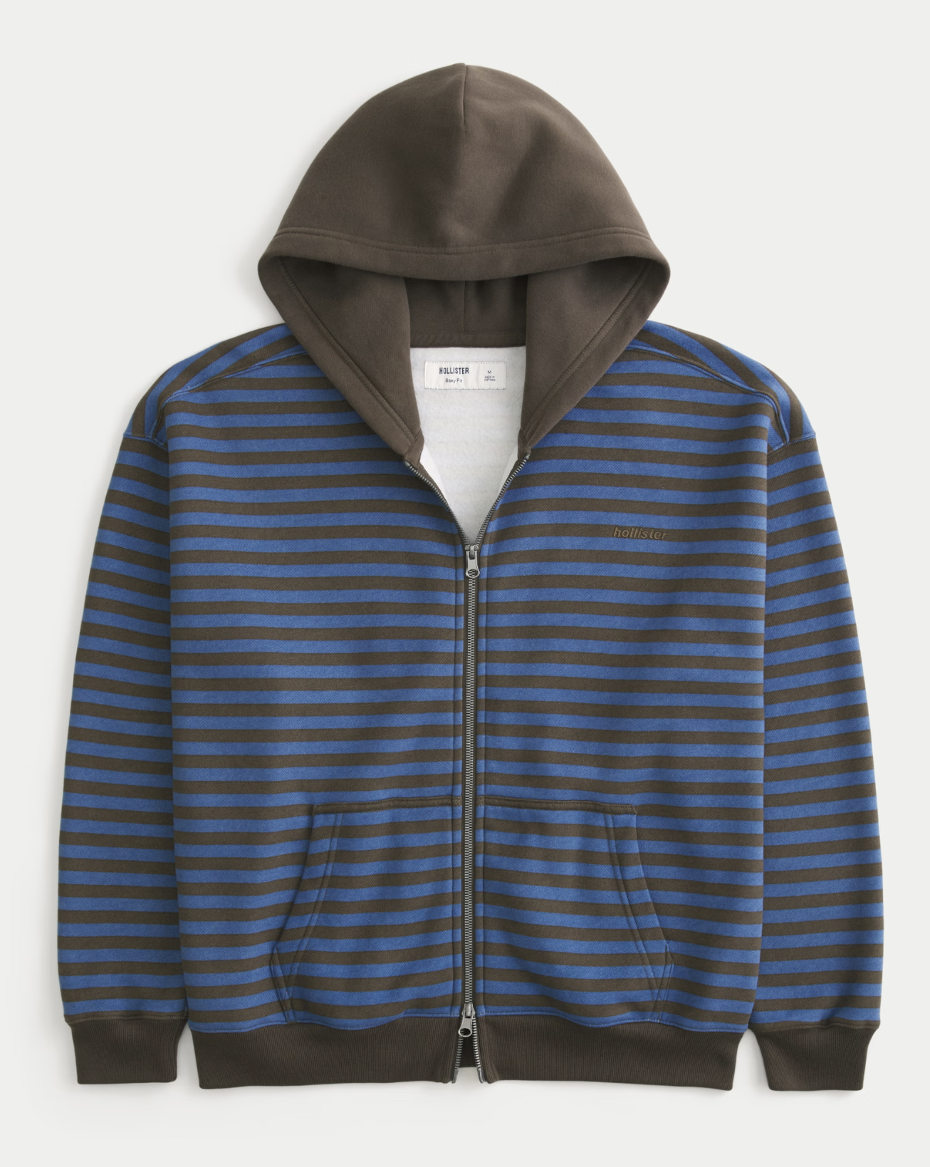 Boxy Zip-up Hoodie